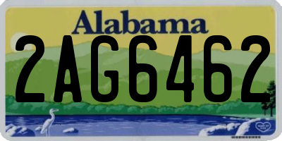 AL license plate 2AG6462