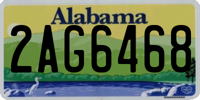 AL license plate 2AG6468
