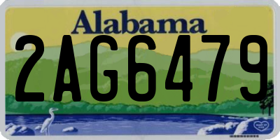 AL license plate 2AG6479