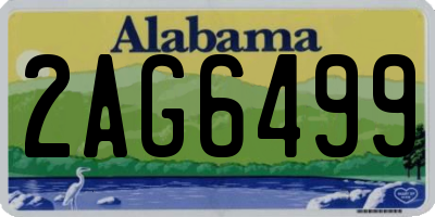 AL license plate 2AG6499