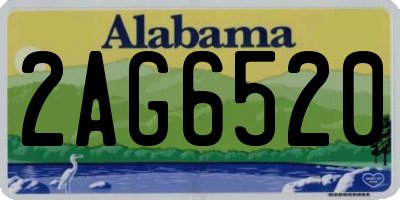 AL license plate 2AG6520