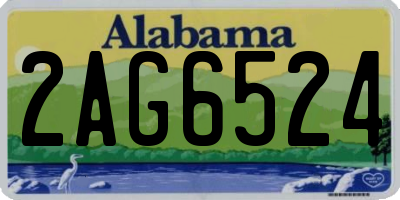 AL license plate 2AG6524