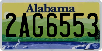 AL license plate 2AG6553