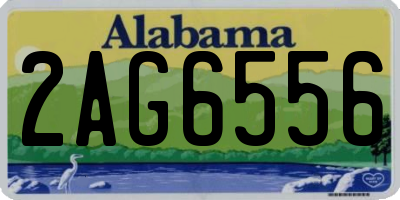 AL license plate 2AG6556