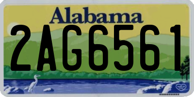 AL license plate 2AG6561