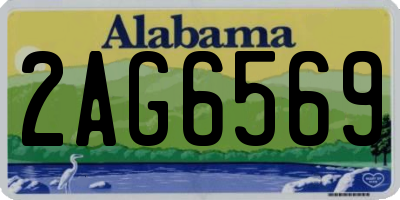 AL license plate 2AG6569