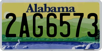 AL license plate 2AG6573