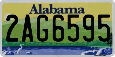 AL license plate 2AG6595