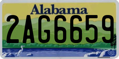AL license plate 2AG6659