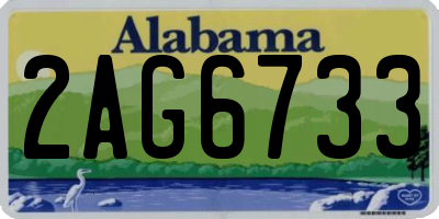 AL license plate 2AG6733