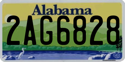 AL license plate 2AG6828