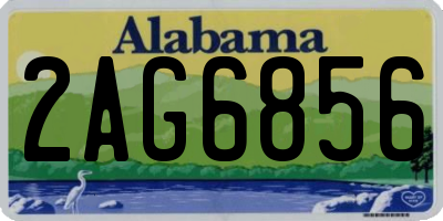 AL license plate 2AG6856