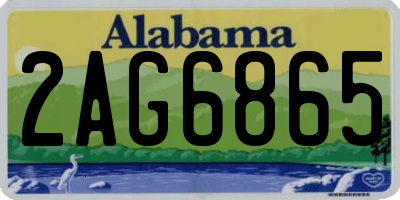 AL license plate 2AG6865