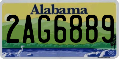 AL license plate 2AG6889