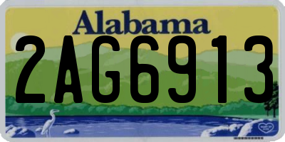 AL license plate 2AG6913