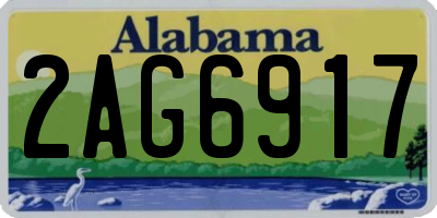 AL license plate 2AG6917