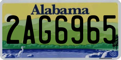 AL license plate 2AG6965