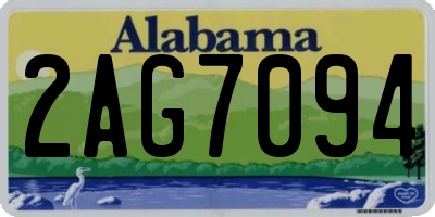 AL license plate 2AG7094
