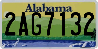 AL license plate 2AG7132
