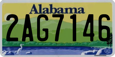 AL license plate 2AG7146