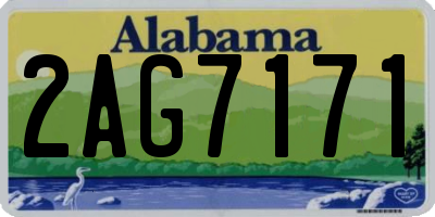 AL license plate 2AG7171