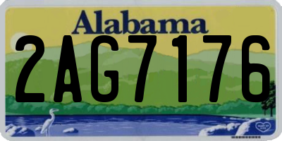 AL license plate 2AG7176