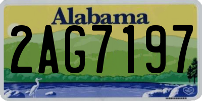AL license plate 2AG7197