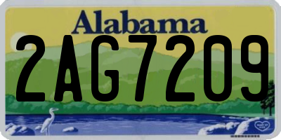 AL license plate 2AG7209