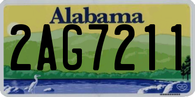 AL license plate 2AG7211