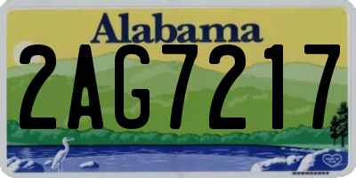 AL license plate 2AG7217