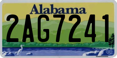 AL license plate 2AG7241