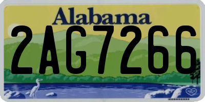 AL license plate 2AG7266