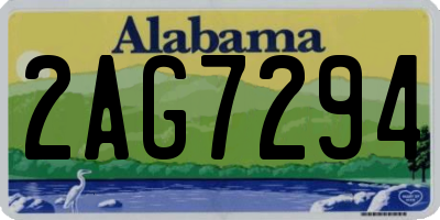 AL license plate 2AG7294