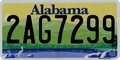 AL license plate 2AG7299