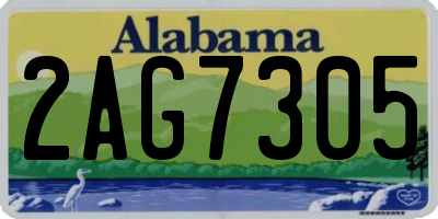 AL license plate 2AG7305