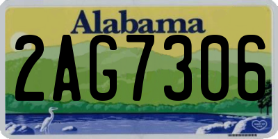 AL license plate 2AG7306