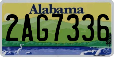 AL license plate 2AG7336