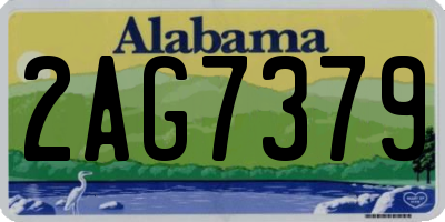 AL license plate 2AG7379