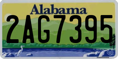 AL license plate 2AG7395