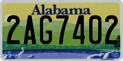 AL license plate 2AG7402