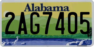 AL license plate 2AG7405