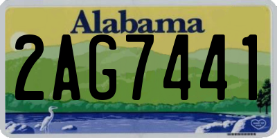 AL license plate 2AG7441