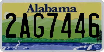 AL license plate 2AG7446