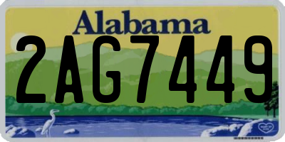 AL license plate 2AG7449