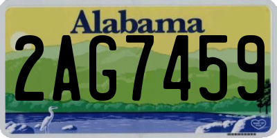 AL license plate 2AG7459