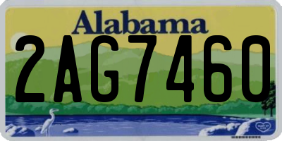 AL license plate 2AG7460