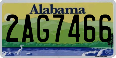AL license plate 2AG7466