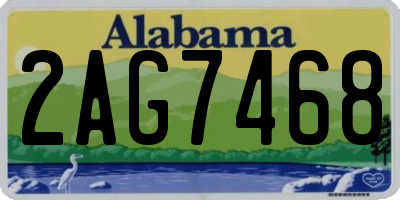 AL license plate 2AG7468
