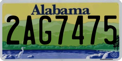 AL license plate 2AG7475