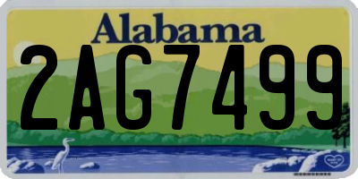 AL license plate 2AG7499